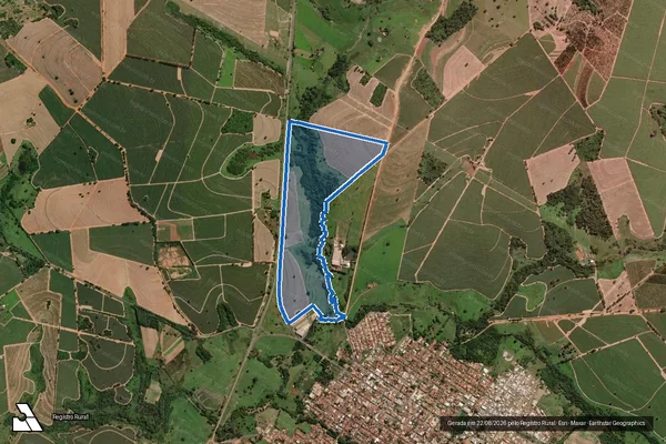 Imagem de satélite de Fazenda Bela Vista - Gleba B - 002 em Ibirá - SP