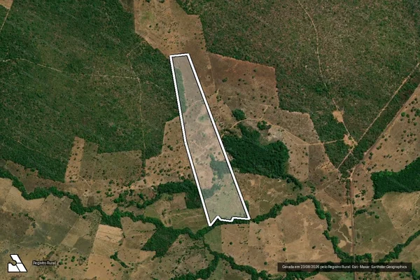 Imagem de satélite de FAZENDA BARRACA - FAZENDA BEM QUERER em Formosa da Serra Negra - MA