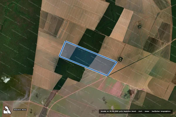 Imagem de satélite de FAZENDA MARIZAN VIII - Parcela 1 em Boa Esperança do Norte - MT