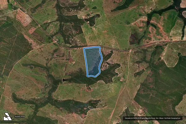 Imagem de satélite de FAZENDA MUTUM  - Parte 1 em Barra do Garças - MT