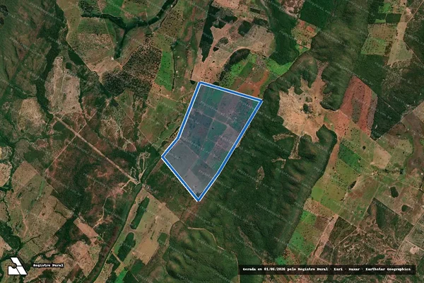Imagem de satélite de Fazenda Estrela da Serra - Parte 2 em Porto Estrela - MT