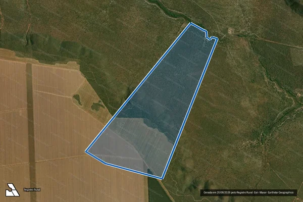 Imagem de satélite de Fazenda São Francisco - Fazenda São Francisco em Riachão das Neves - BA