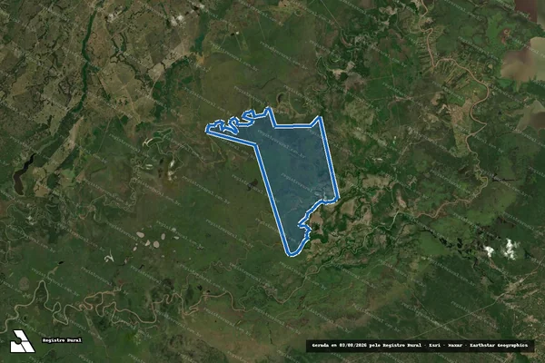 Imagem de satélite de FAZENDA FLEXAS - Parte 1 em Santo Antônio de Leverger - MT