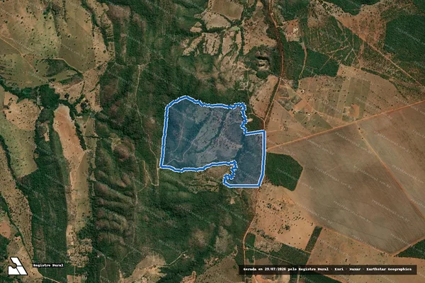 Imagem de satélite de Fazenda Santa Helena - 001 em Paracatu - MG