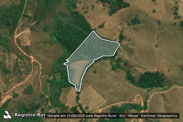 Imagem de satélite de Fazenda Paciência - GLEBA B em Aiuruoca - MG
