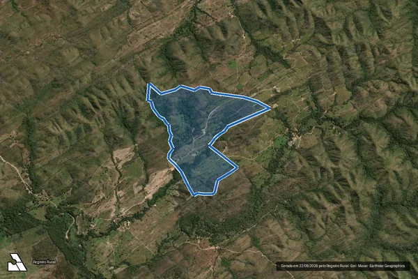 Imagem de satélite de FAZENDA SÃO BERNARDO - GLEBA II - 001 em Niquelândia - GO