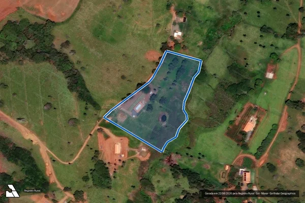 Imagem de satélite de FAZENDA BORRACHUDO - PARCELA 05 em São Gotardo - MG