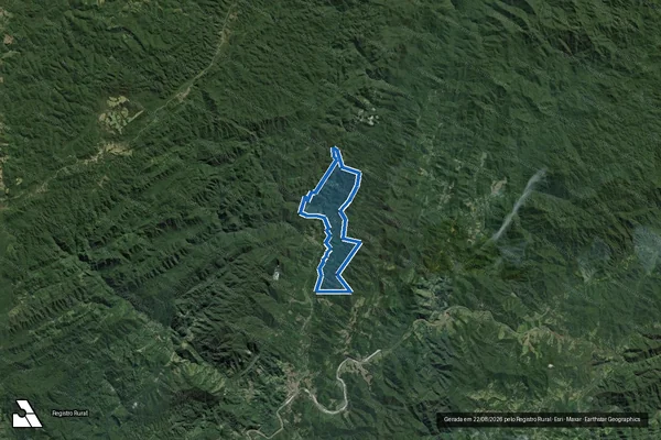 Imagem de satélite de Fazenda Morro do Chumbo - Fazenda Morro do Chumbo ? Remanescente em Iporanga - SP