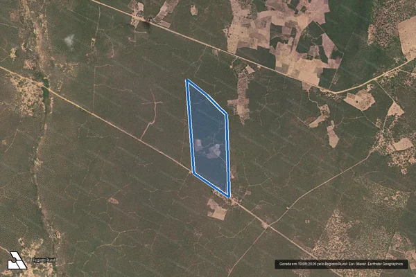 Imagem de satélite de Fazenda Boa Sorte  - Parcela 1 em Souto Soares - BA