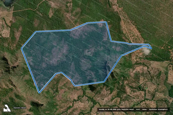 Imagem de satélite de FAZENDA SANTO REIS em Filadélfia - TO