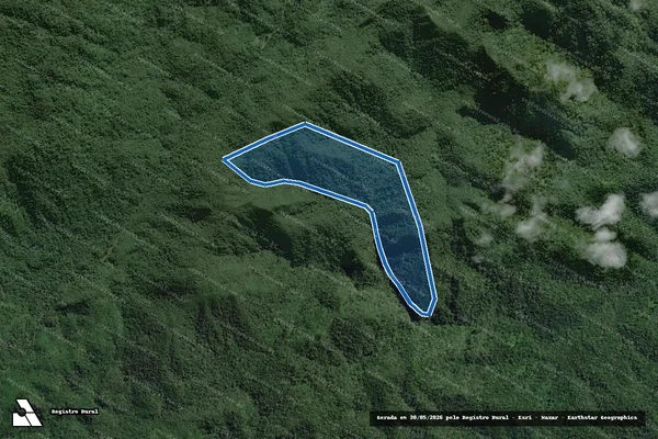 Imagem de satélite de Fazenda Pescaria - Gleba B - DESMEMBRADA em Apiaí - SP