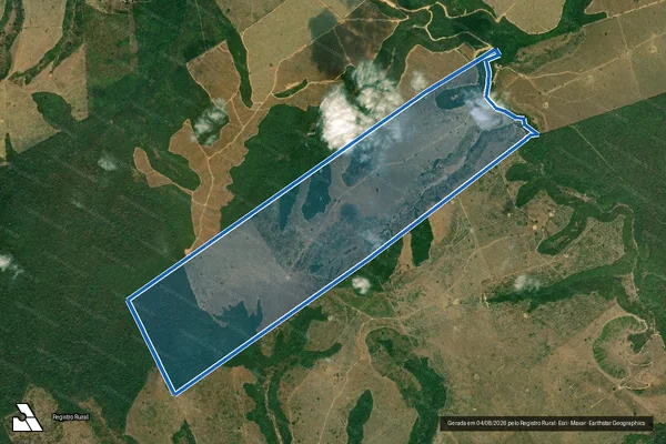 Imagem de satélite de FAZENDA SÃO PAULO - Parte 1 em Açailândia - MA