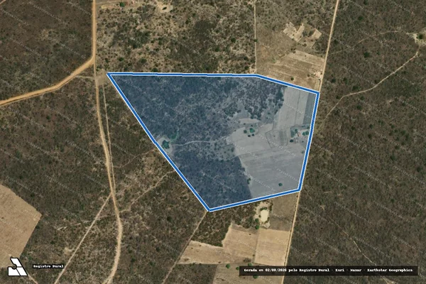 Imagem de satélite de SITIO BAIXA DO SÃO BENTO - SITIO BAIXA DO SÃO BENTO ? ÁREA 01 ? FAZ. SÃO BENTO em Dormentes - PE