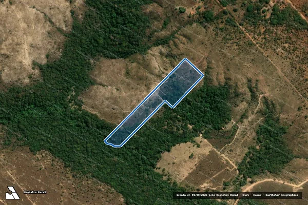 Imagem de satélite de Fazenda Santa Barbara - Remanescente A em Brasília - DF