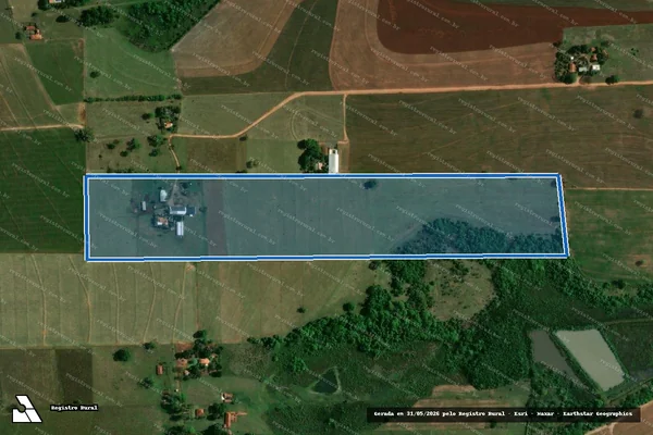 Imagem de satélite de SÍTIO SÃO FRANCISCO / Matr. 36.195 - PARTE 1 em Birigui - SP