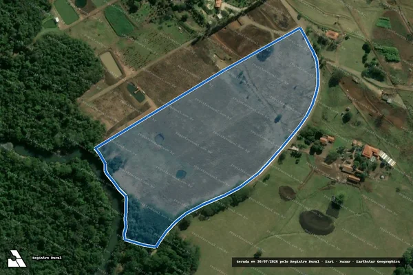 Imagem de satélite de SÍTIO BOM JESUS - Gleba B em Cornélio Procópio - PR