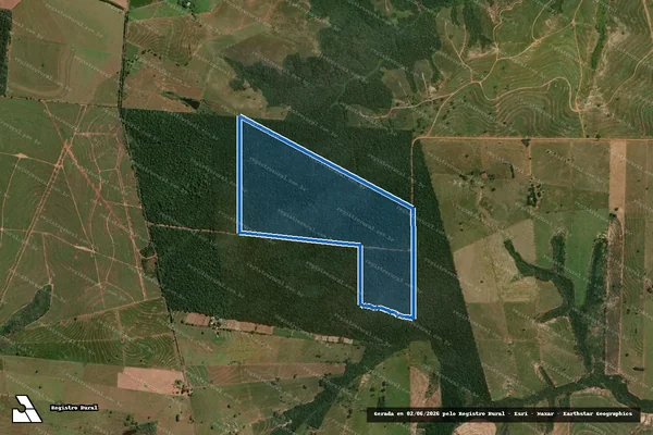 Imagem de satélite de SITIO VITORIA - Única em Douradina - PR