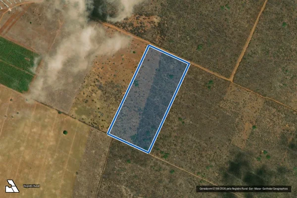 Imagem de satélite de PROJETO DE ASSENTAMENTO POÇO NOVO ? LOTE 196 - Parte 1 em Governador Dix-Sept Rosado - RN