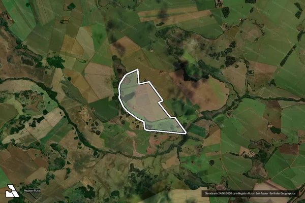 Imagem de satélite de FAZENDA SANTA LIDIA em Dourados - MS
