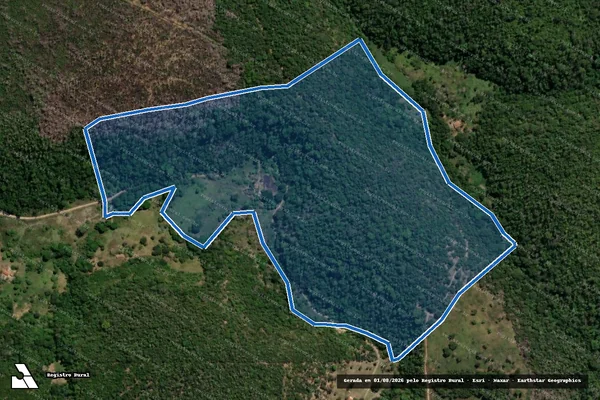 Imagem de satélite de LOTE 109 - PROJETO DE ASSENTAMENTO CRAUNO - Gleba Unica em Jequitinhonha - MG