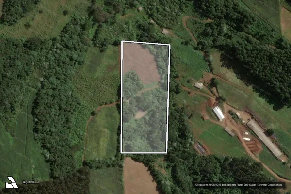 Imagem de satélite de FAZENDA DA RAMADA - Parte 1 em Irani - SC
