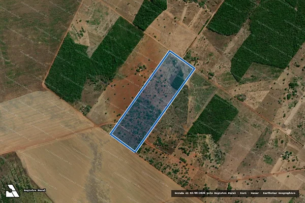 Imagem de satélite de LOTE 04, PA. CALIFÓRNIA - LOTE 04 em Caseara - TO
