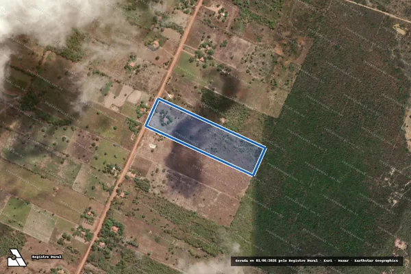 Imagem de satélite de LOTE 08, Q12 ? AGROVILA ? PA SÃO VICENTE - Gleba 08 em Flores de Goiás - GO
