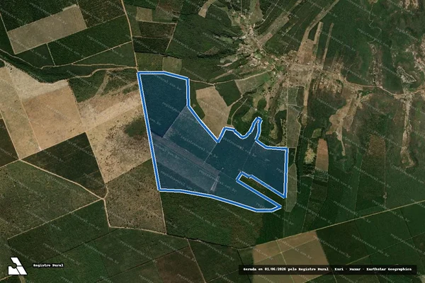 Imagem de satélite de Fazenda Capão Novo - Parcela 01 em Mortugaba - BA