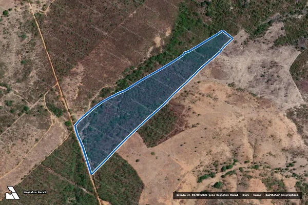 Imagem de satélite de FAZENDA CÓRREGO PIAUÍ - Parte 1 em Itinga - MG
