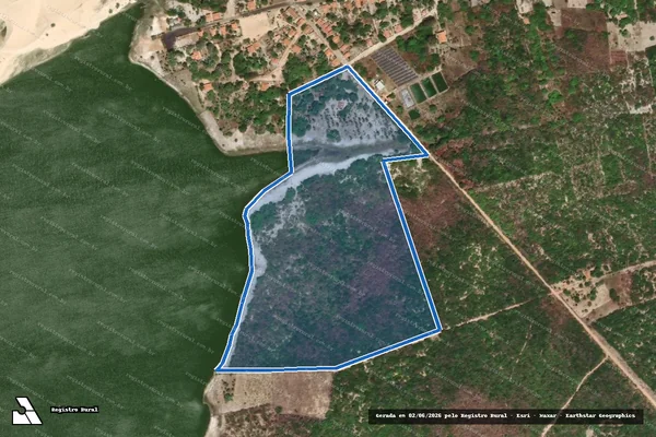 Imagem de satélite de SITIO SÃO FRANCISCO - Parte 1 em Luís Correia - PI