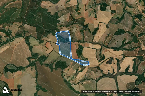 Imagem de satélite de FAZENDA NOSSA SENHORA DA GUIA - Fazenda Nossa Sehora da Guia G1 em Luminárias - MG
