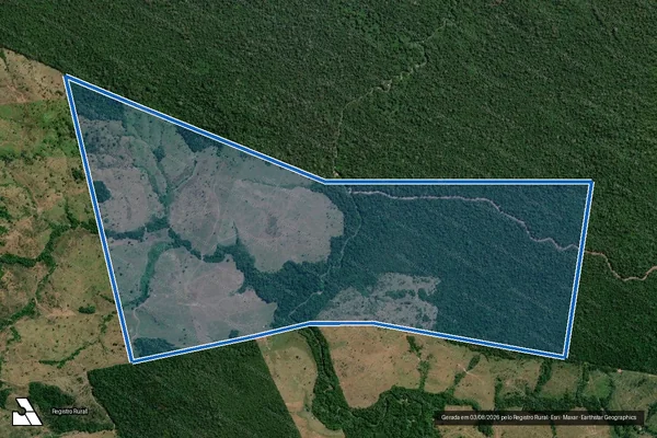 Imagem de satélite de FAZENDA NOSSA SENHORA APARECIDA em Juara - MT