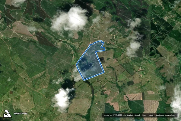 Imagem de satélite de FAZENDA IBATUI - PAECALA 01 em Itanagra - BA