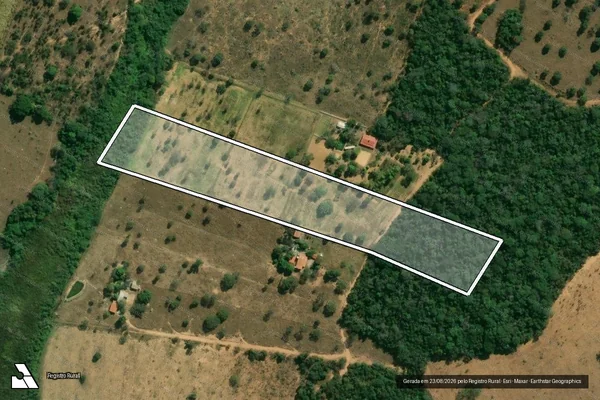 Imagem de satélite de FAZENDA CACHOEIRINHA - Parte 1 em Bom Despacho - MG