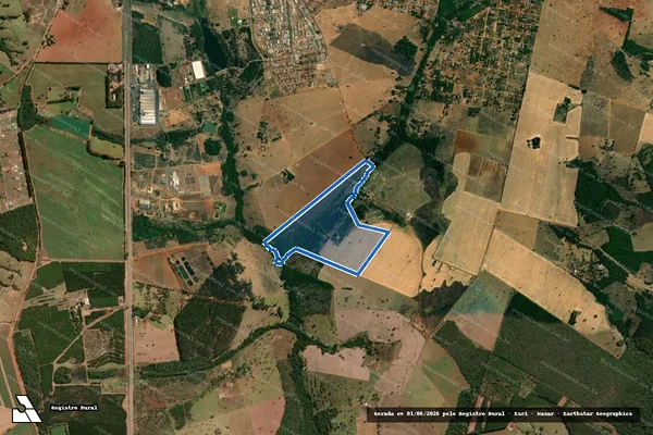 Imagem de satélite de FAZENDA SUÇUAPARA em Bela Vista de Goiás - GO