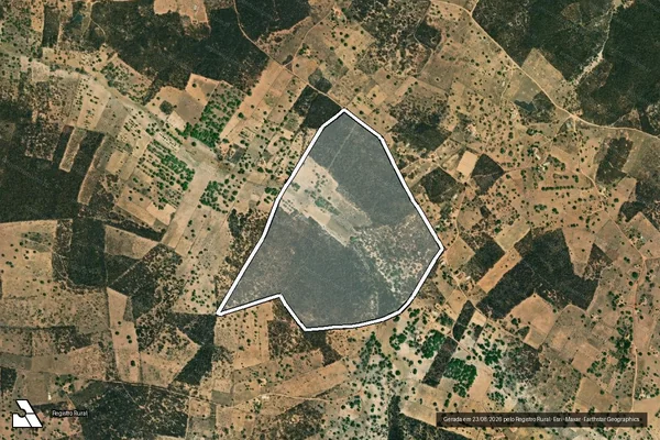 Imagem de satélite de SÍTIO CHAPADA DO CAROÁ - Parte 1 em Carnaíba - PE