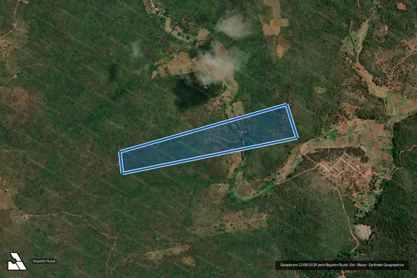 Imagem de satélite de FAZENDA BRANDÃO III - GLEBA_16 em Cuité - PB