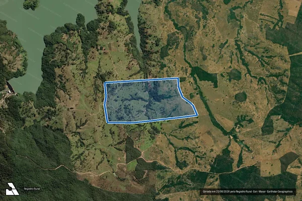 Imagem de satélite de Fazenda Água Fria - Parcela 1 em Goiandira - GO