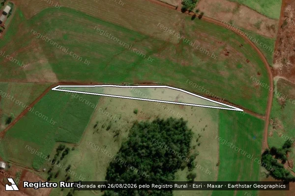 Imagem de satélite de Lote 483 ? Projeto de Assentamento Marcos Freire - Matrícula L483 P2 em Rio Bonito do Iguaçu - PR