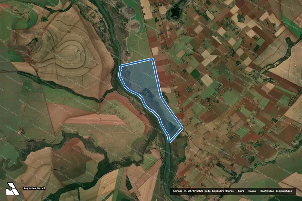 Imagem de satélite de Fazenda Porto Pinheiro - Fazenda Porto Pinheiro em Pradópolis - SP