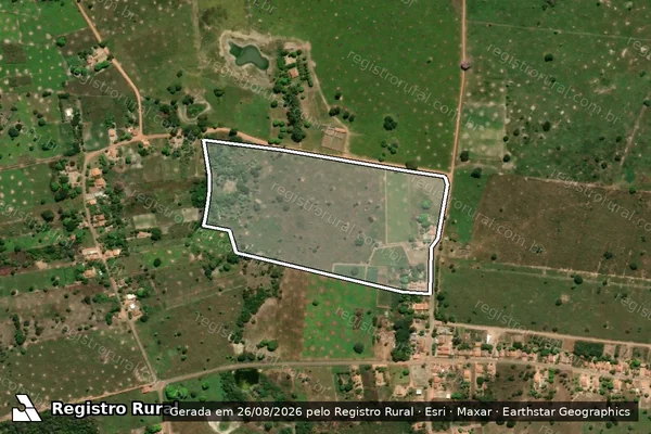 Imagem de satélite de Fazenda Santa Rita - Gleba 01-J - Gleba 01-J em Catolândia - BA