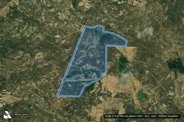 Imagem de satélite de Sitio Rochedo - Sitio Rochedo ? Gleba 02 em Janduís - RN