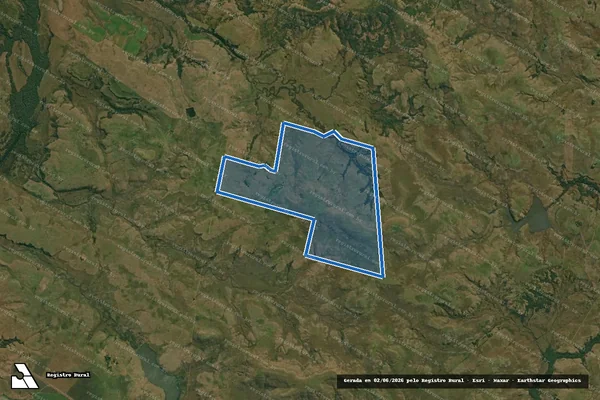 Imagem de satélite de FAZENDA SERRINHA - GLEBA em Quaraí - RS