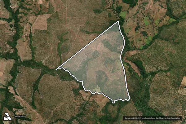 Imagem de satélite de FAZENDA SANTIAGO / Lote 10 em Nova Olinda - TO