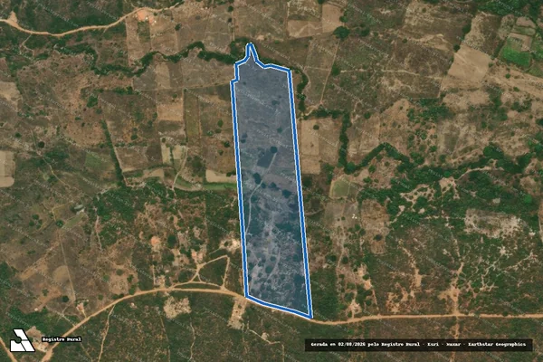 Imagem de satélite de FAZENDA SÃO JOAQUIM - FAZENDA SÃO JOAQUIM_Parte 1 em Montezuma - MG