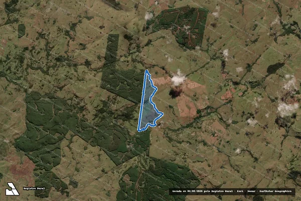 Imagem de satélite de Fazenda Santa Teresa - Casemiro - Gleba A em Lages - SC