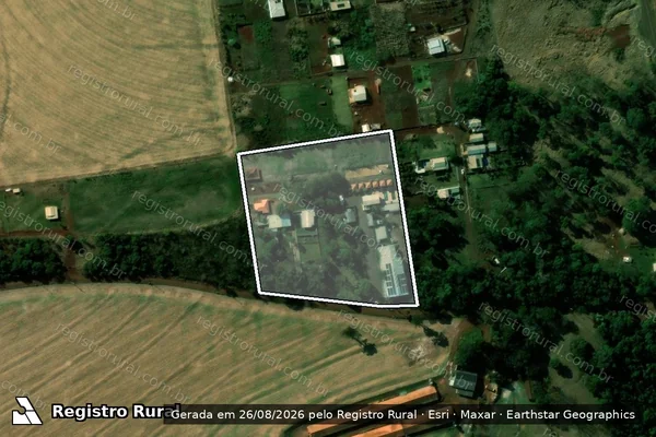 Imagem de satélite de LOTE RURAL Nº 27-C-5-A, DA GLEBA RIO CASCAVEL, 2ª PARTE DA FAZENDA ANDRADA - Gleba 05 em Cascavel - PR