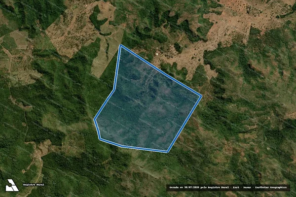 Imagem de satélite de FAZENDA SERRA BRANCA - PARTE 1 em Sítio Novo - MA