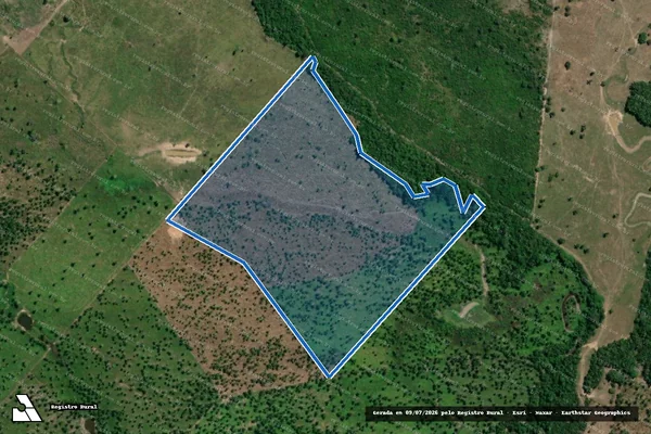 Imagem de satélite de FAENDA ANA HELENA PARE 3 em Buriti do Tocantins - TO