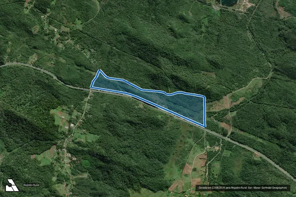 Imagem de satélite de Fazenda Sant Ana ? Jacareí - 05 em Morretes - PR